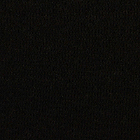 Polyester Viscose Chunky Knit Fabric, 326 gsm, 160 cm — Black
