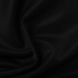 100% Polyester Interlock Knit Fabric, 160 gsm, 150 cm — Black