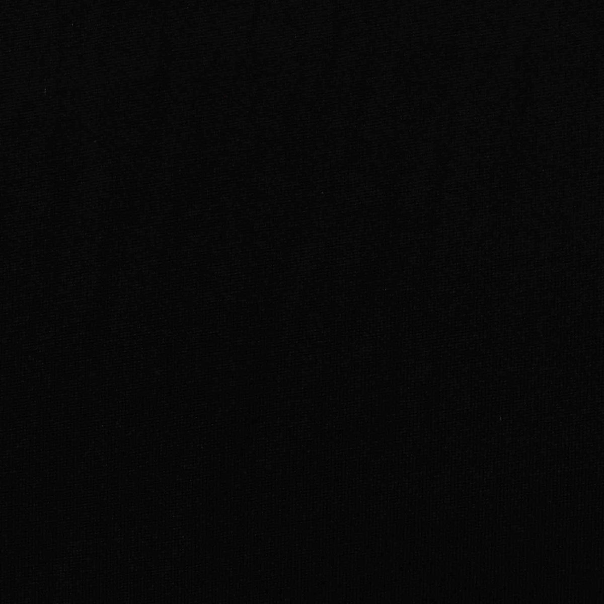 Polyester Stretch Jersey Knit Fabric, 143 gsm, 175 cm — Black