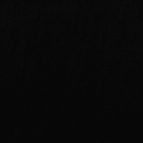 Polyester Stretch Jersey Knit Fabric, 143 gsm, 175 cm — Black