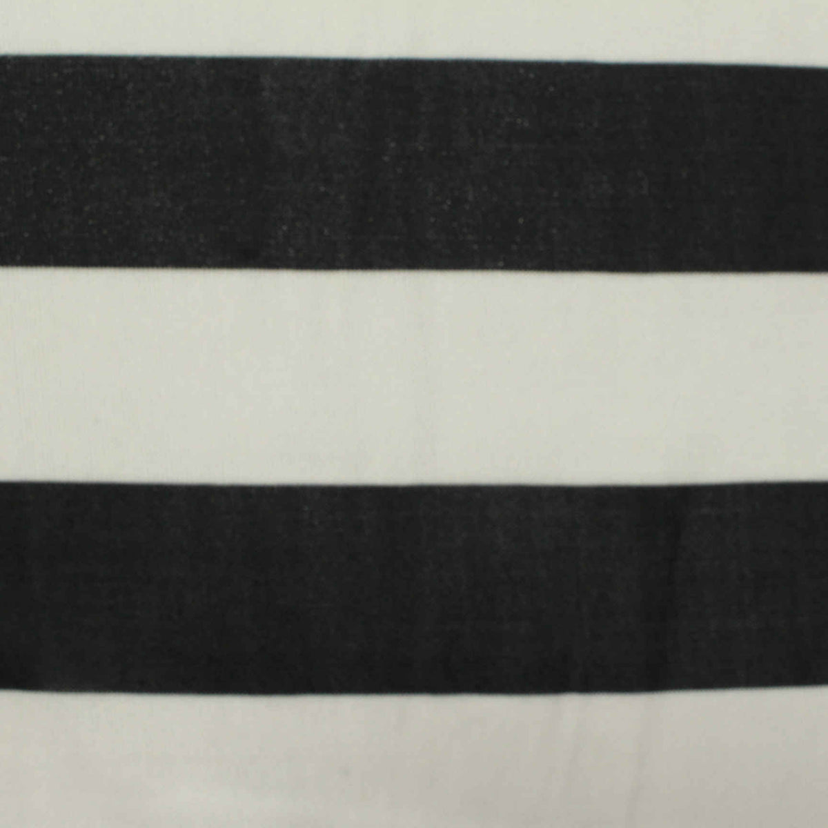 Black Horizontal-Stripe Knit, Polyester, 115 gsm, 170 cm