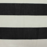 Black Horizontal-Stripe Knit, Polyester