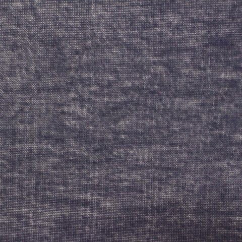 Dark Blue Marl Jersey Knit, Polyester, 100 gsm