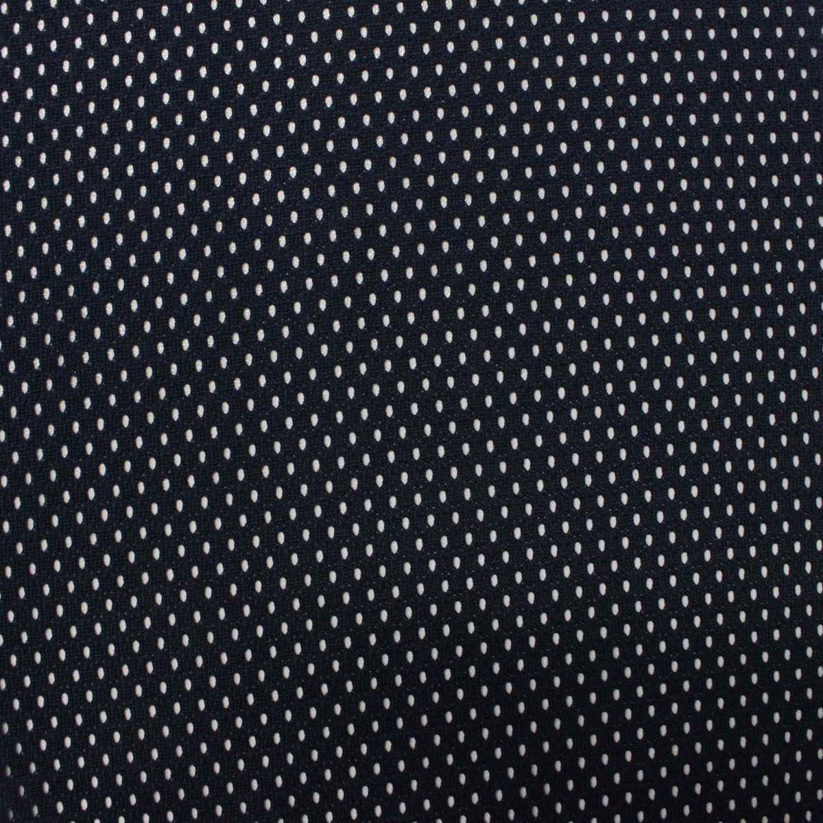 White Dots Warp Knit, Polyester, 114 gsm