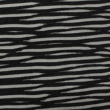 Black Horizontal-Stripe Jacquard, Polyester