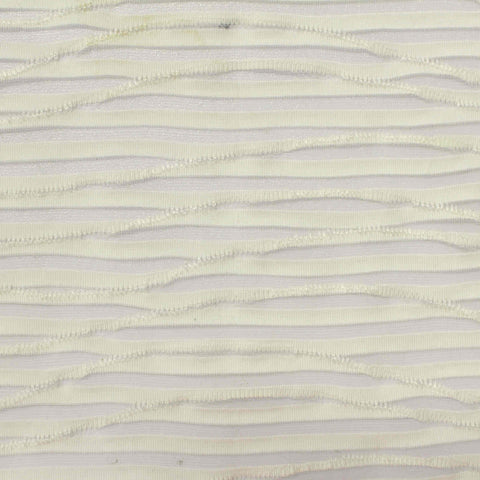 Cream Tone-on-Tone Jacquard, Polyester, 132 gsm