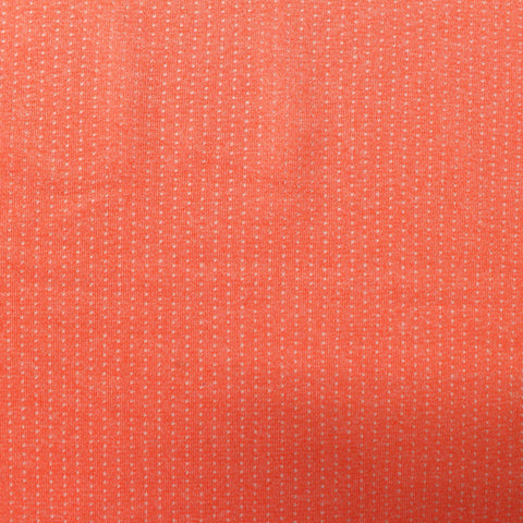 Orange Dots Jersey Knit, Polyester