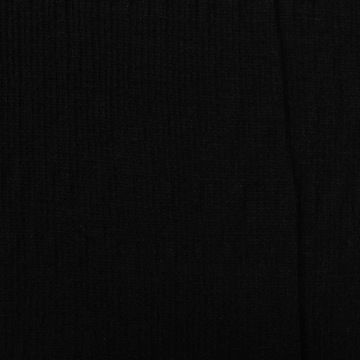 Viscose Polyester Stretch Chunky Knit Fabric, 168 gsm, 150 cm — Black