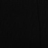 Viscose Polyester Stretch Chunky Knit Fabric, 168 gsm, 150 cm — Black