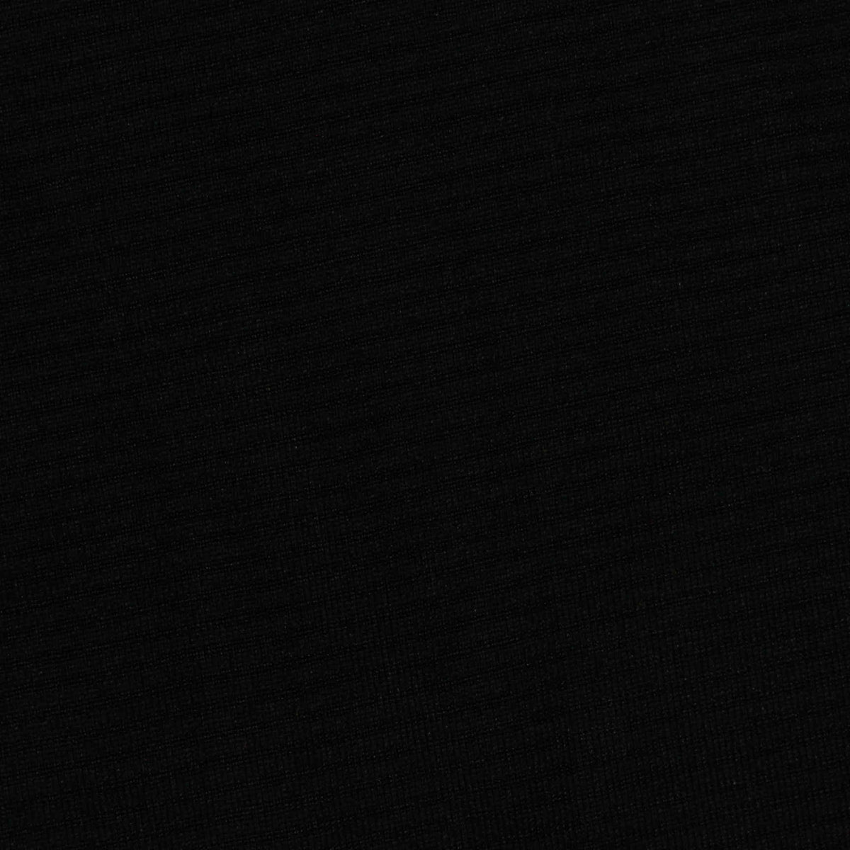 Black Ribbed Jersey Knit, Polyester