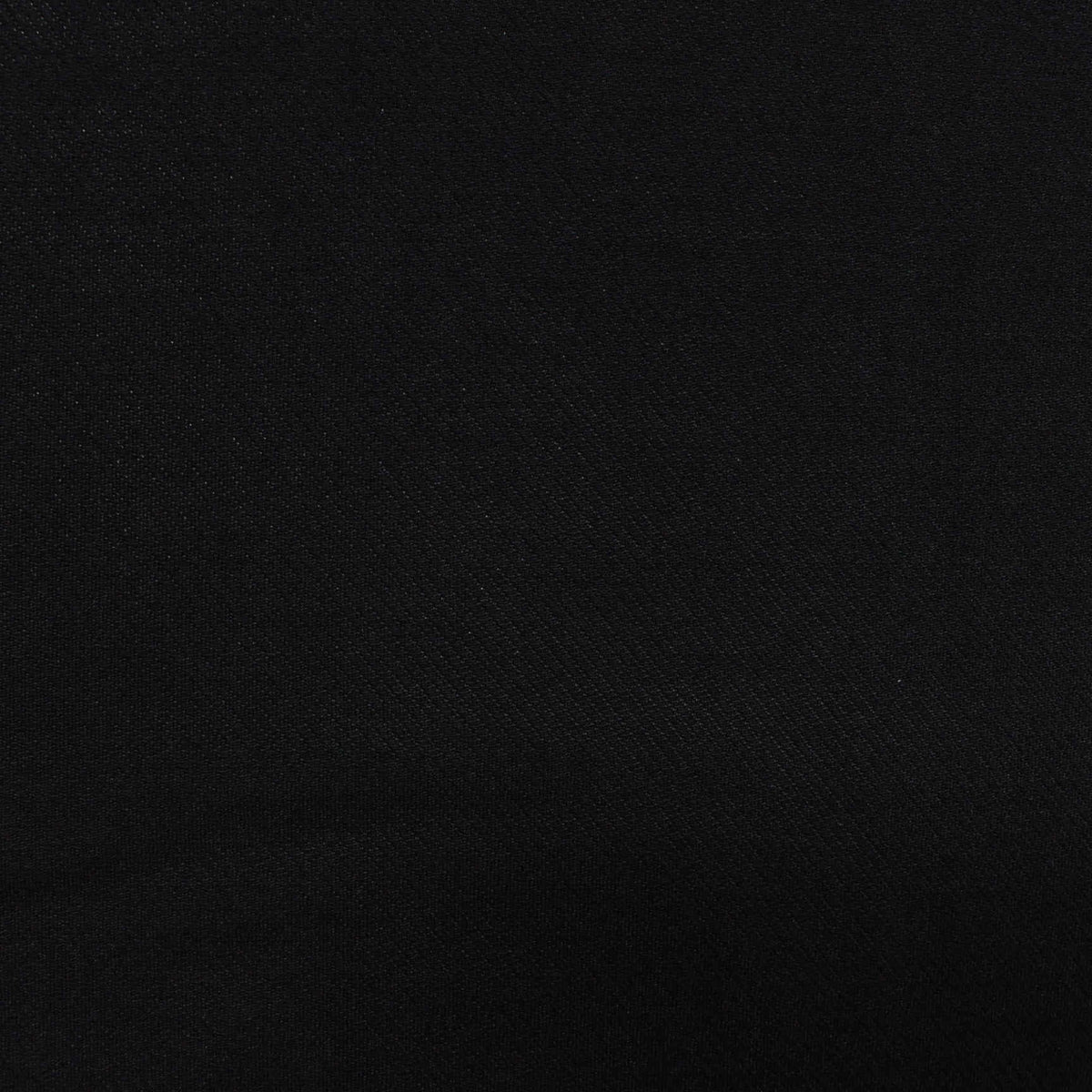 Polyester Stretch Chunky Knit Fabric, 195 gsm, 190 cm — Black