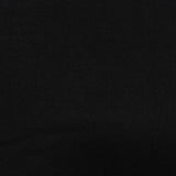 Polyester Stretch Chunky Knit Fabric, 195 gsm, 190 cm — Black