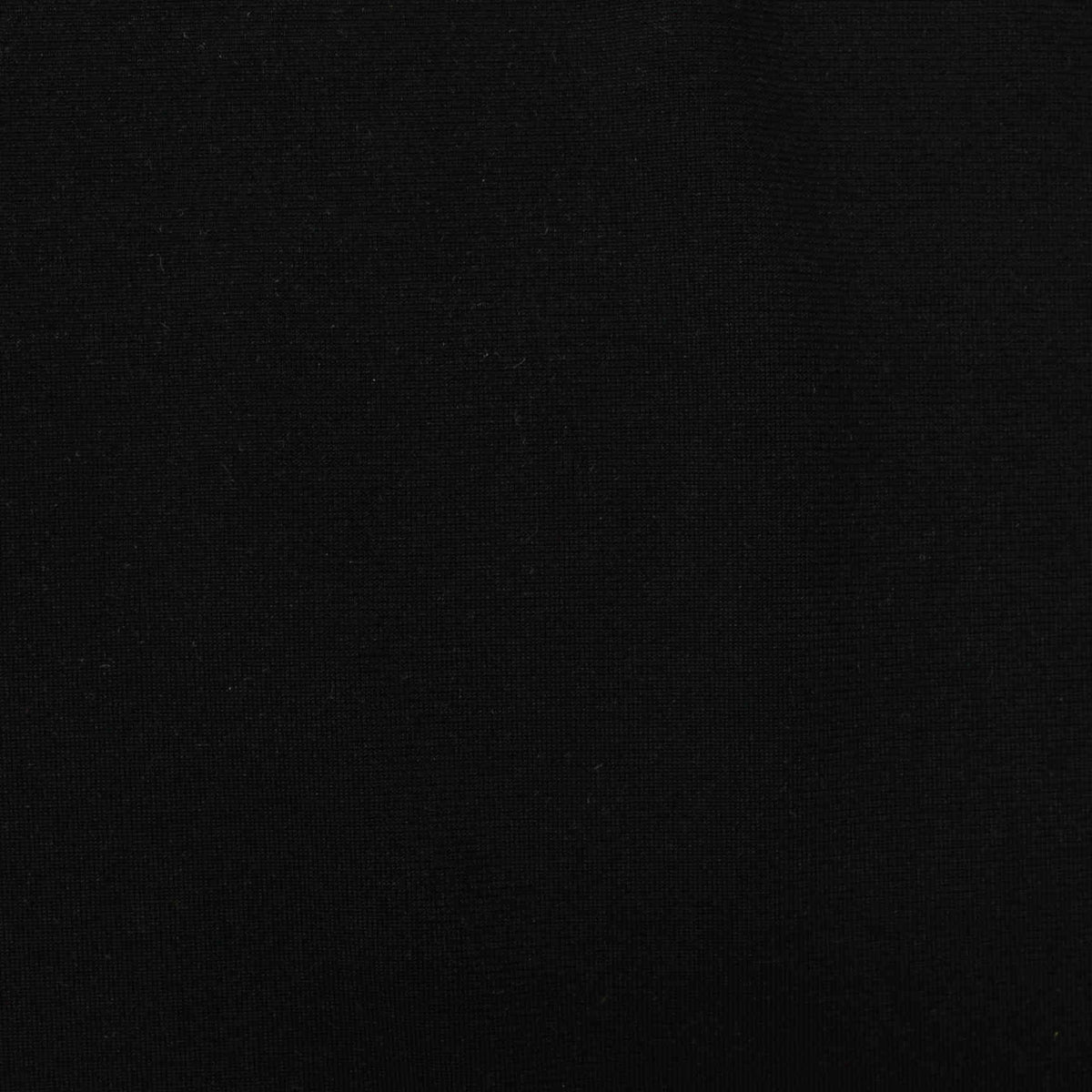 Polyester Stretch Linen-Look Fabric, 213 gsm, 145 cm — Black