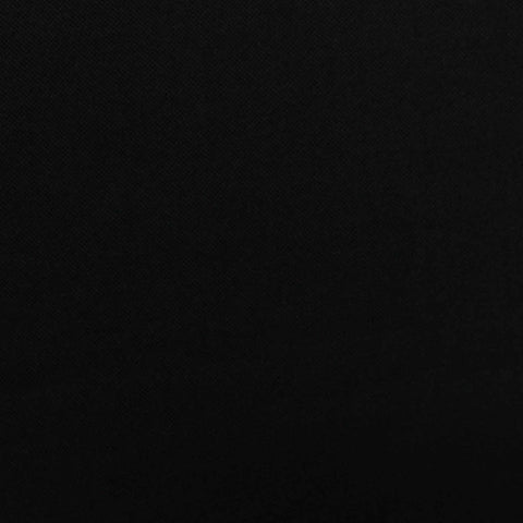 100% Polyester Interlock Knit Fabric, 244 gsm, 170 cm — Black