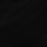 100% Polyester Ponte Knit Fabric, 245 gsm, 155 cm — Black