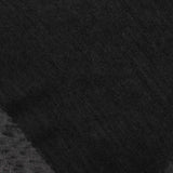 100% Polyester Chunky Knit Fabric, 90 gsm, 160 cm — Black