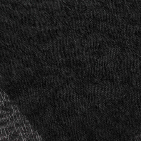 100% Polyester Chunky Knit Fabric, 90 gsm, 160 cm — Black