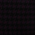 Dark Purple Houndstooth Knit, Polyester