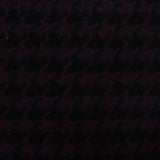 Dark Purple Houndstooth Knit, Polyester