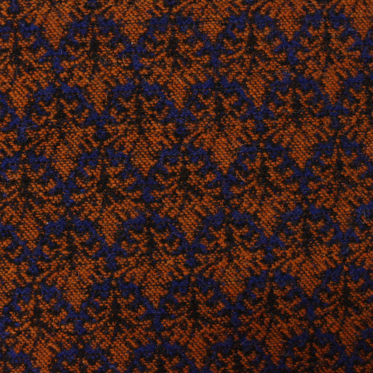 Orange Geometric Jacquard, Polyester