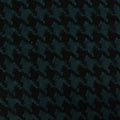 Black Houndstooth Knit, Polyester, 408 gsm
