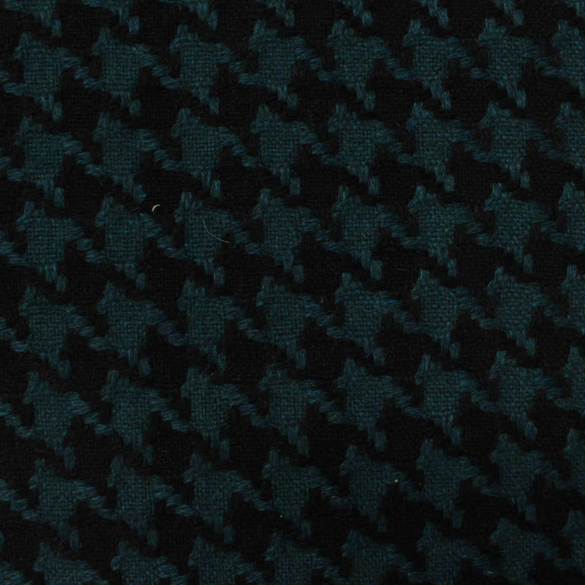 Black Houndstooth Knit, Polyester, 408 gsm