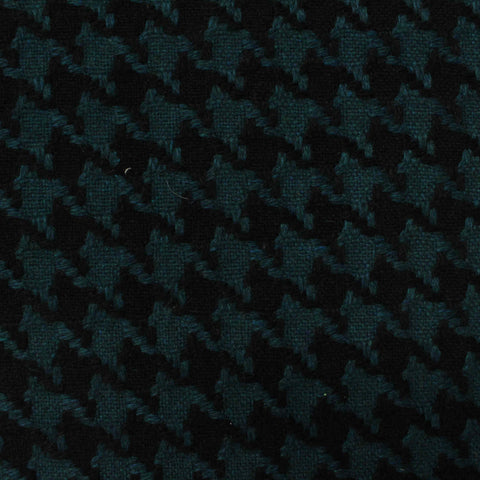 Black Houndstooth Knit, Polyester, 408 gsm