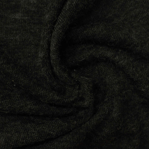 Polyester Acrylic Stretch Chunky Knit Fabric, 115 gsm, 150 cm — Grey