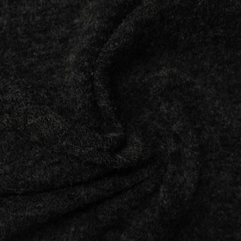 Dark Grey Heathered-Marl Chunky Knit, Acrylic
