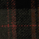 Dark Grey Plaid Rib Knit, Acrylic