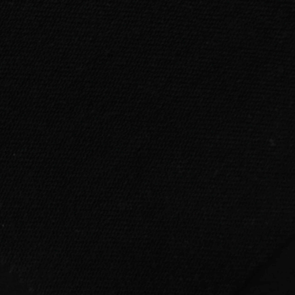 Polyester Cotton French Terry Fabric, 260 gsm, 175 cm — Black