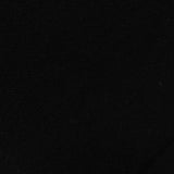 Polyester Cotton French Terry Fabric, 260 gsm, 175 cm — Black