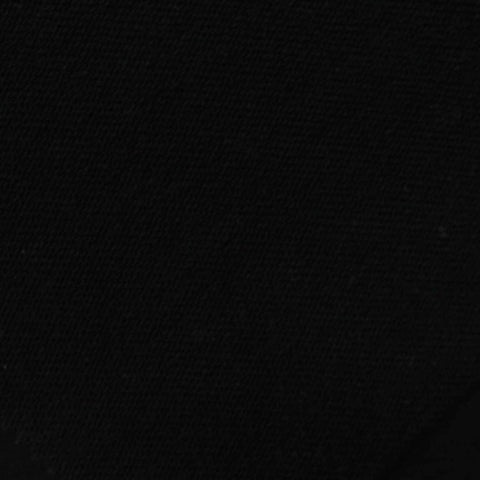 Polyester Cotton French Terry Fabric, 260 gsm, 175 cm — Black