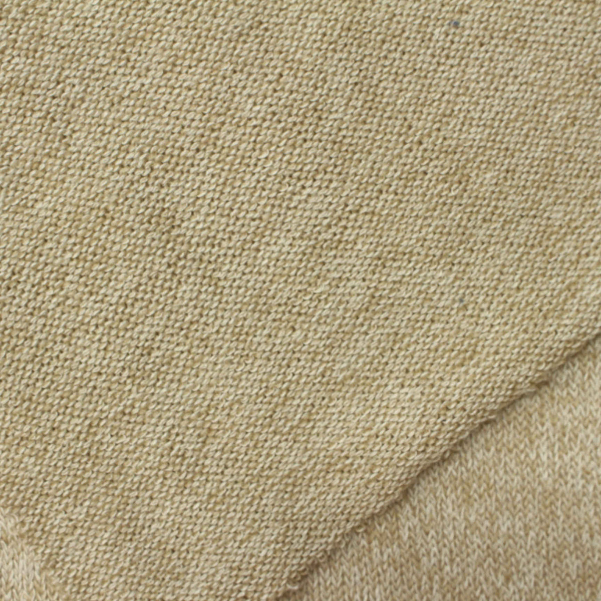 Light Beige Marl Chunky Knit, Viscose-Poly, 160 gsm