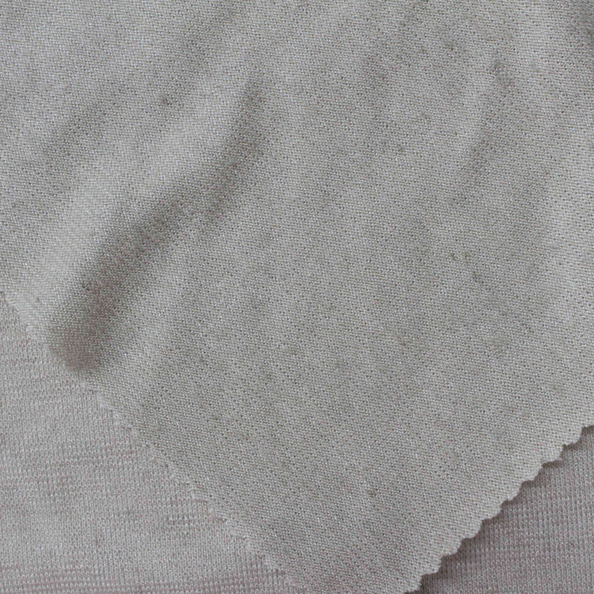 Light Grey Heathered-Marl Chunky Knit, Viscose-Nylon