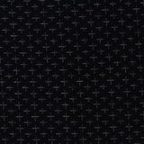 Jacquard Polyester Cotton Interlock Knit Fabric, 364 gsm, 200 cm — Navy