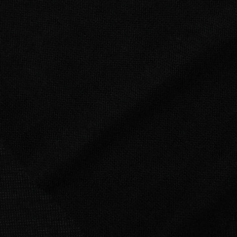 100% Polyester Chunky Knit Fabric, 212 gsm, 175 cm — Black