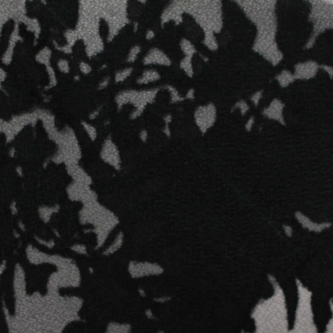 Bold Floral 100% Polyester Jersey Knit Fabric, 62 gsm, 160 cm — Grey