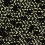 Polyester Viscose Chunky Knit Fabric, 455 gsm, 170 cm — Black