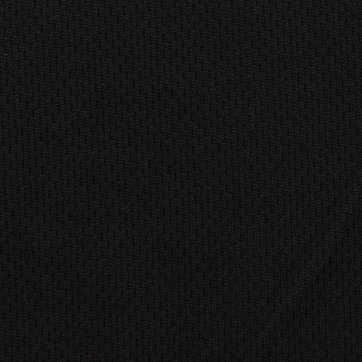 100% Polyester Interlock Knit Fabric, 173 gsm, 170 cm — Black