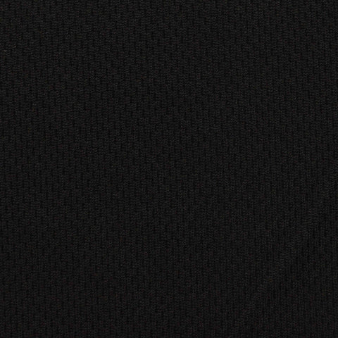 100% Polyester Interlock Knit Fabric, 173 gsm, 170 cm — Black