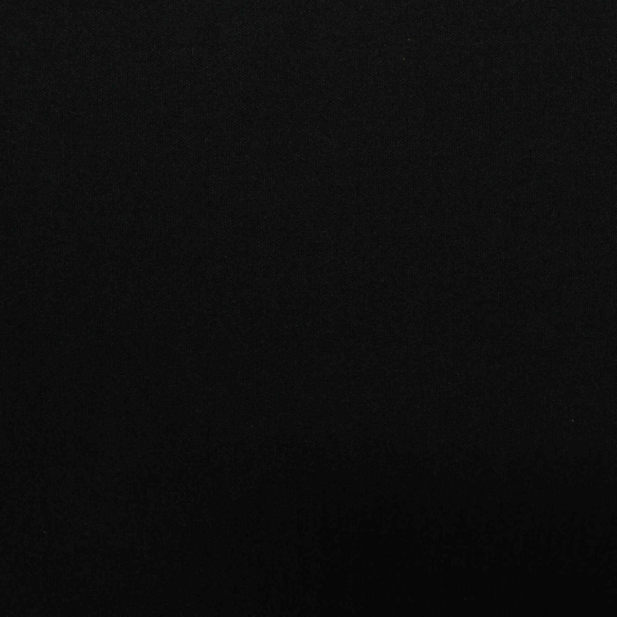 100% Polyester Interlock Knit Fabric, 95 gsm, 170 cm — Black
