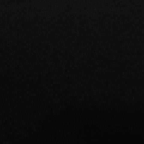100% Polyester Interlock Knit Fabric, 95 gsm, 170 cm — Black