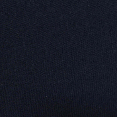 Polyester Viscose Stretch Jersey Knit Fabric, 140 gsm, 190 cm — Navy