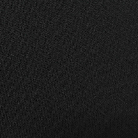 100% Polyester Birdseye Knit Fabric, 133 gsm, 180 cm — Black