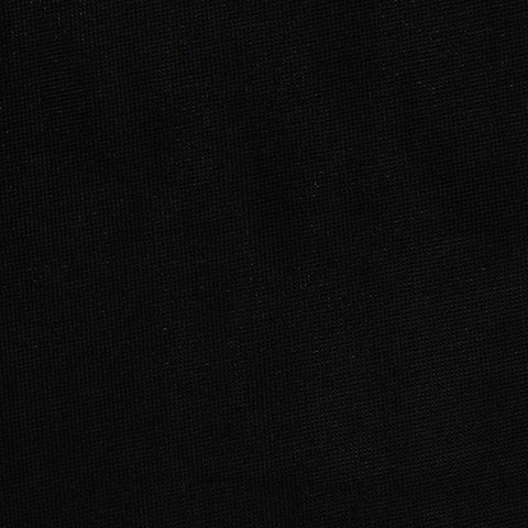 Polyester Stretch Jersey Knit Fabric, 130 gsm, 160 cm — Black