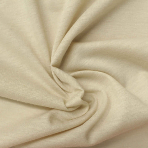 100% Polyester Jersey Knit Fabric, 142 gsm, 170 cm — Beige