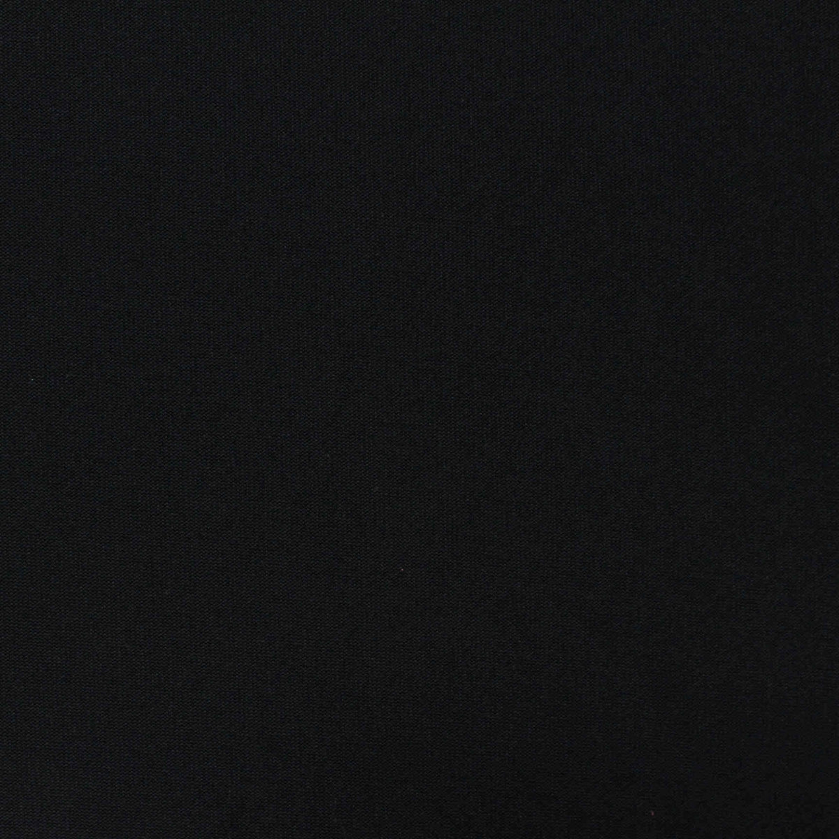 Polyester Stretch Jersey Knit Fabric, 113 gsm, 155 cm — Black