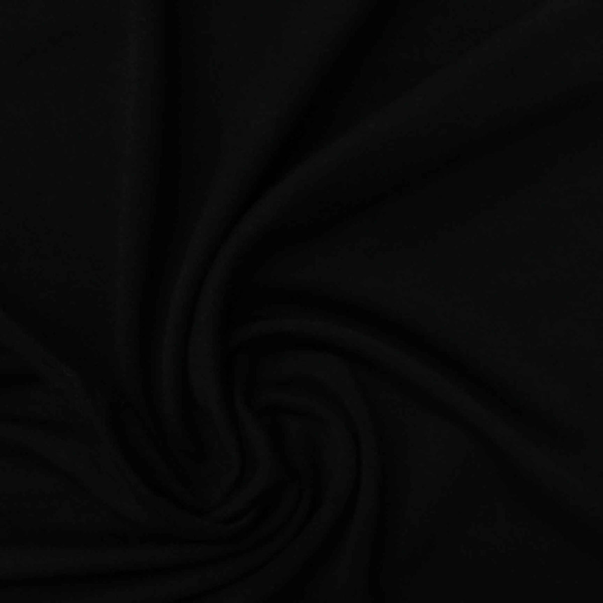 Viscose Stretch Jersey Knit Fabric, 165 gsm, 170 cm — Black