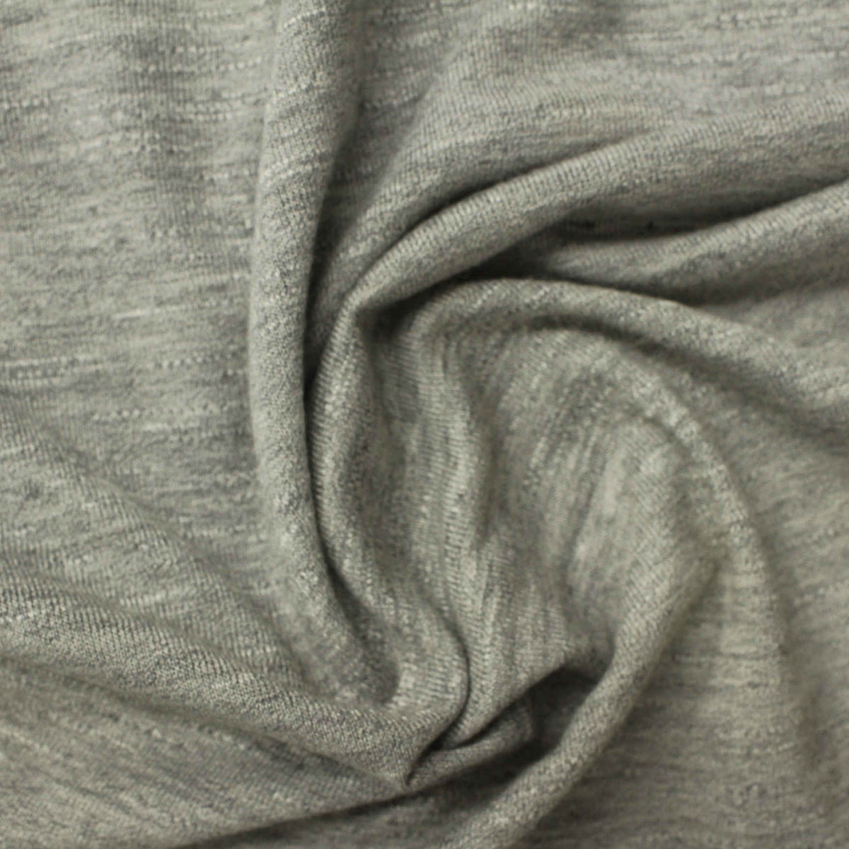 Grey Marl Jersey Knit, Viscose-Poly, 150 gsm